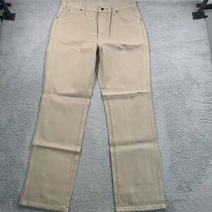 Dickies Pants Mens 34x34 Beige Workwear‎ Relaxed Fit Canvas Utility NWOT